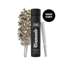 HEAVY HITTERS - GRAPE GAS - 1G DIAMOND INFUSED PRE-ROLL